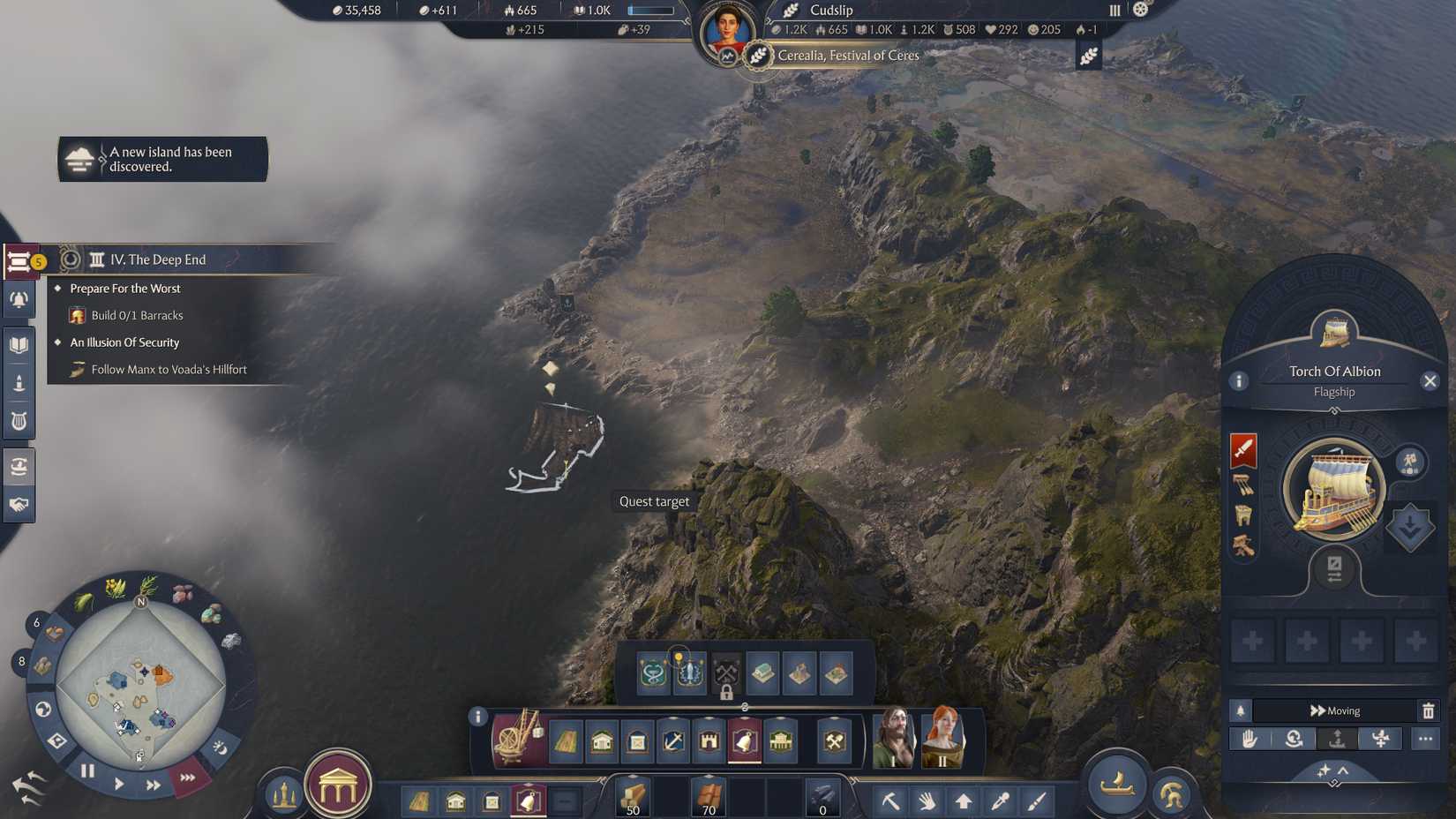 anno-117-pax-romana-campaign-how-long-to-beat-hltb-campaign-walthrough - shipwreck quest