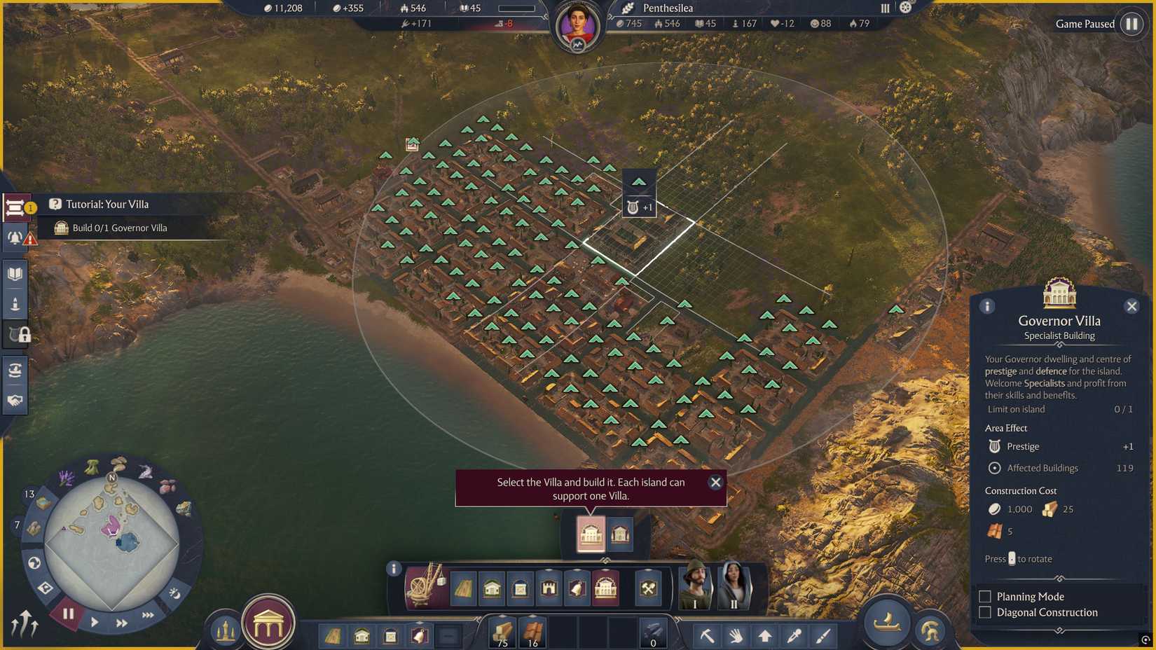 anno-117-pax-romana-city-layout-best-tips-optimal-building-place - governor villa