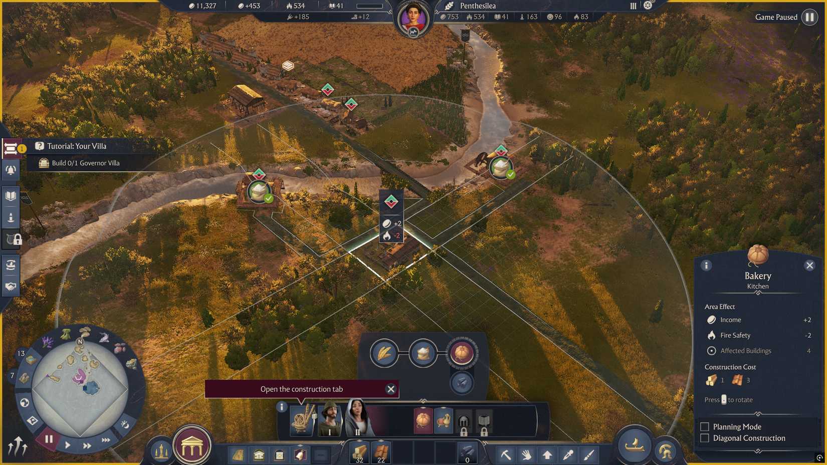 anno-117-pax-romana-city-layout-best-tips-optimal-building-place - isolate bakery