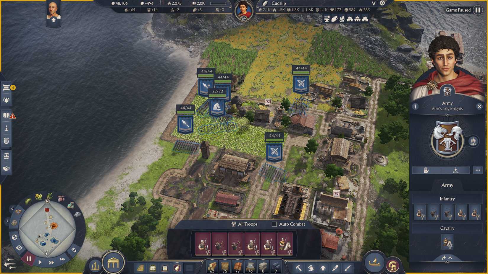 anno-117-pax-romana-how-build-ship-penteconter-recruit-troops-how-to-combat-fight - army