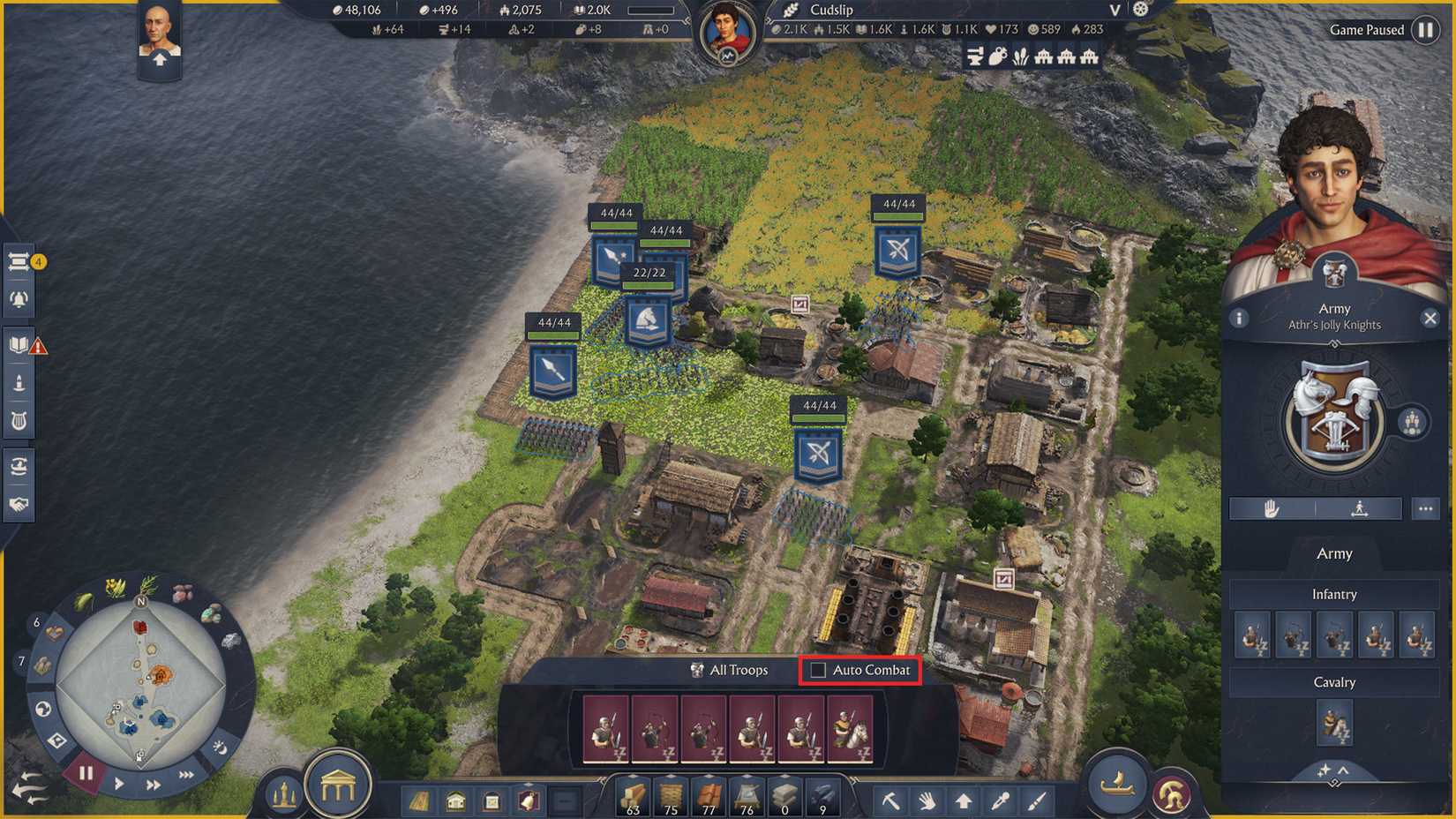 anno-117-pax-romana-how-build-ship-penteconter-recruit-troops-how-to-combat-fight - auto combat
