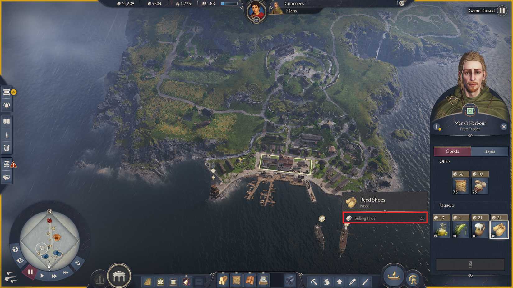 anno-117-pax-romana-how-make-money-fast-gold-denarii-income-balance - selling price request higher