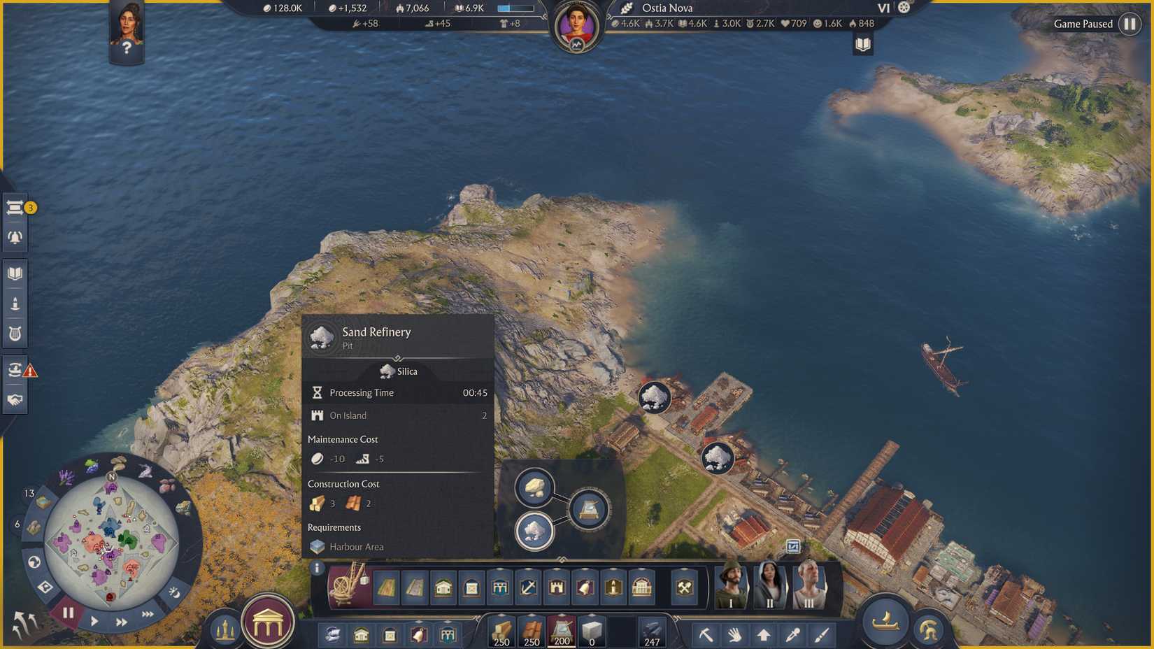 anno-117-pax-romana-how-upgrade-roads-build-better-paved-concrete-marble - sand