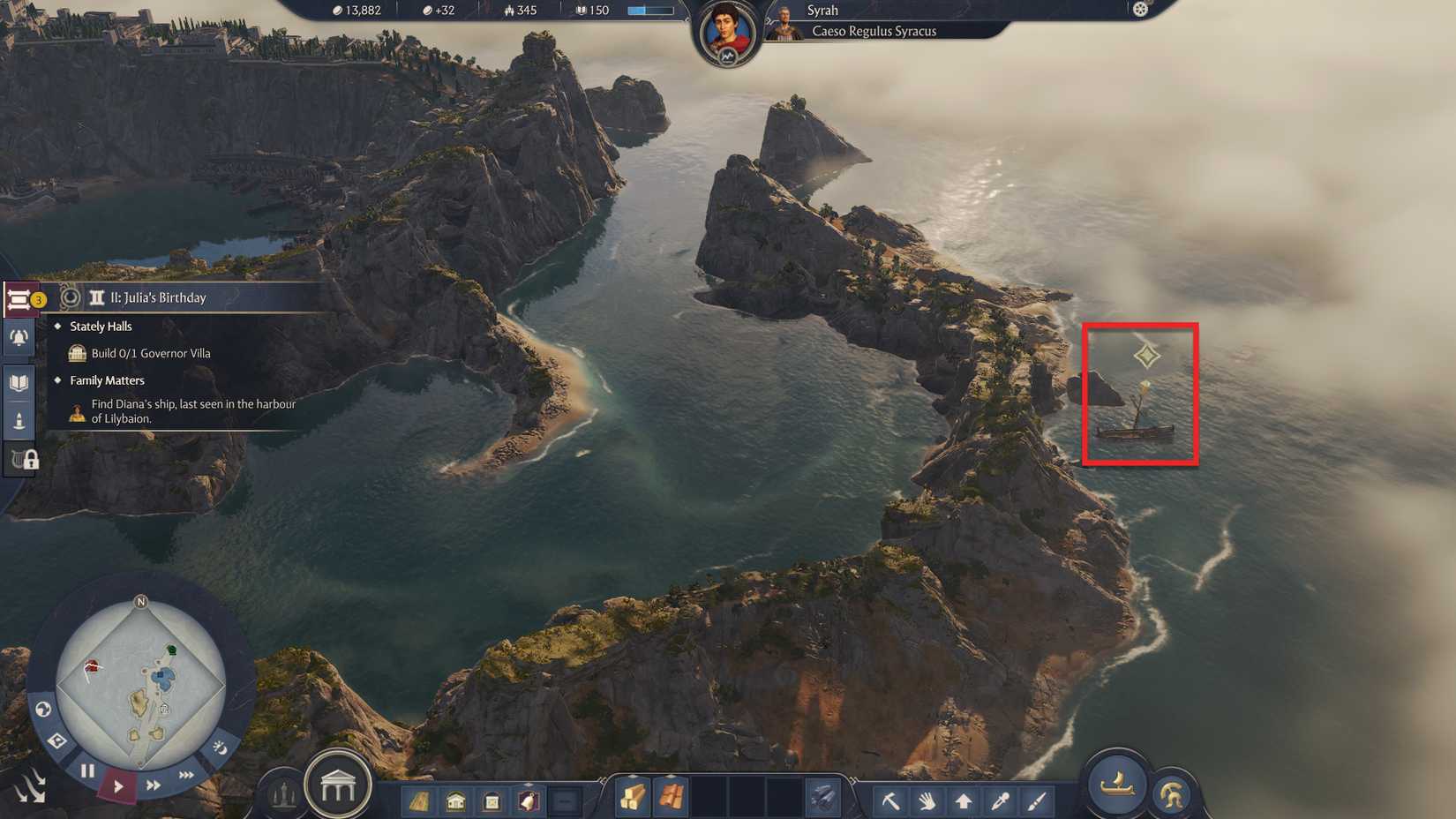 anno-117-pax-romana-should-diana-attend-party-family-matters-quest - diana location