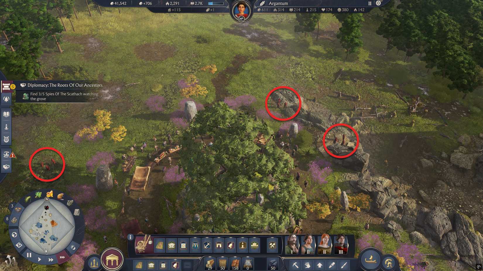 anno-117-pax-romana-the-roots-of-our-ancestors-quest-the-scathach-arrive - seize and imprison them - Find 5 Spies of the Scathach watching the grove