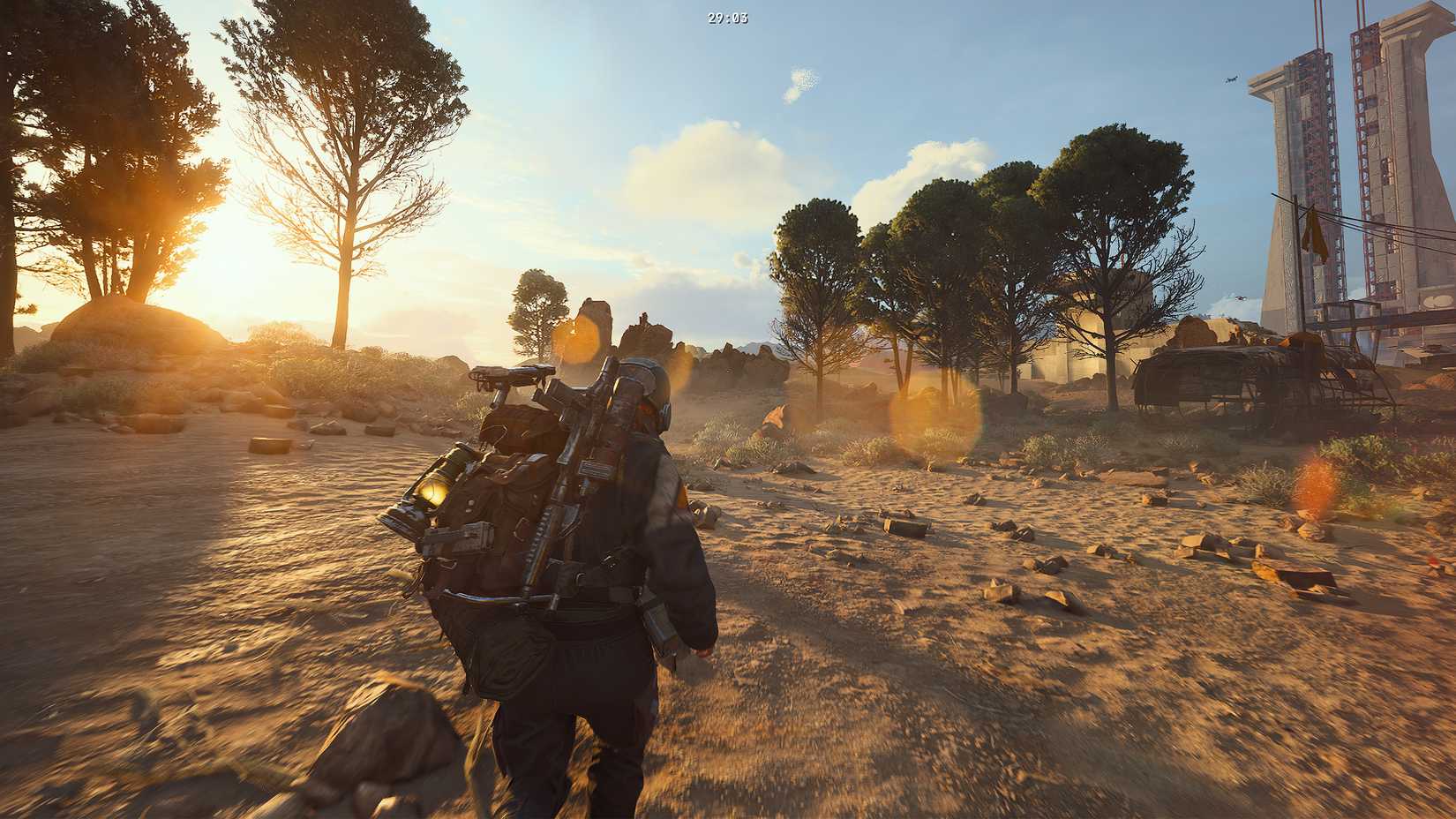 Arc Raiders player sprinting