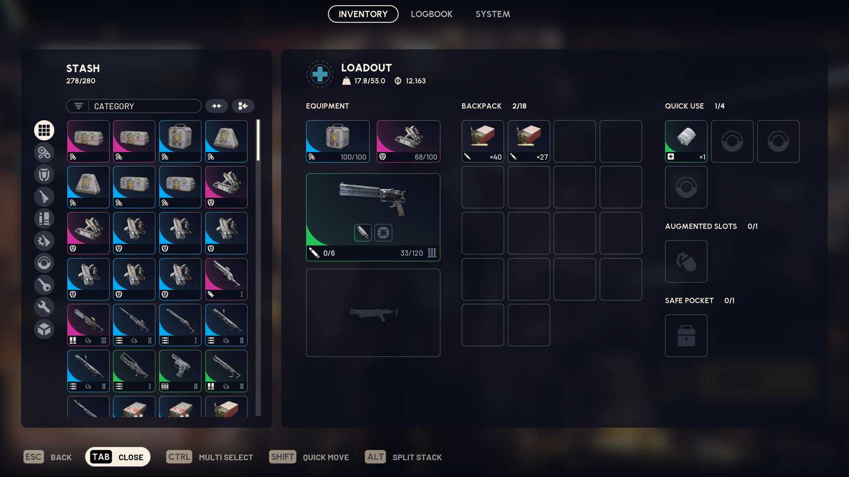 ARC Raiders Stash and loadout