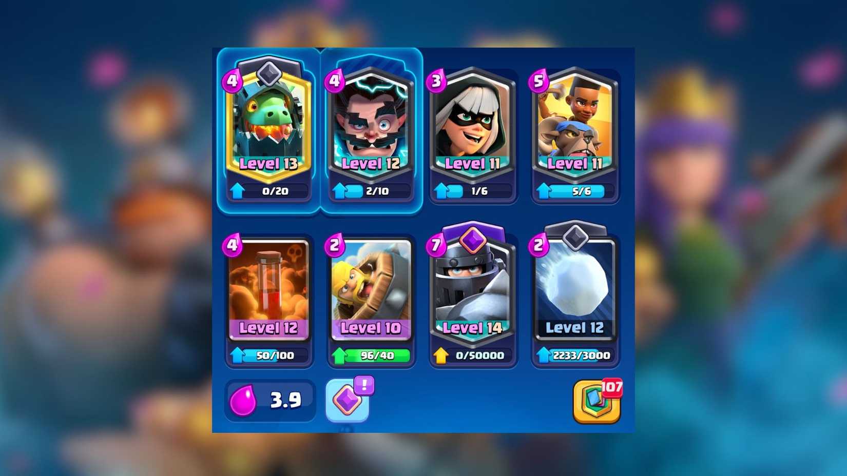 arena 13 mega knight deck clash royale
