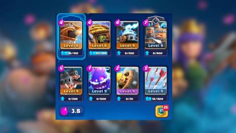 arena 13 royal recruits deck clash royale