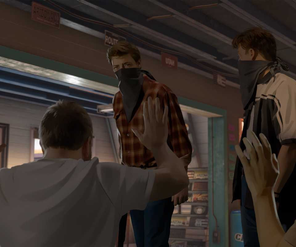 As Dusk Falls Tense Criminal Scene