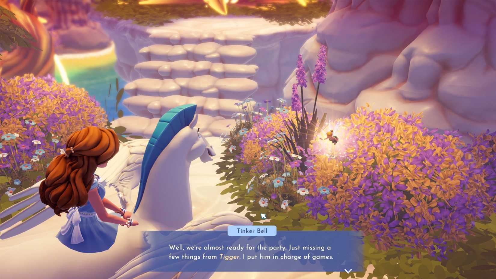 ask tigger about games in ddv disney dreamlight valley