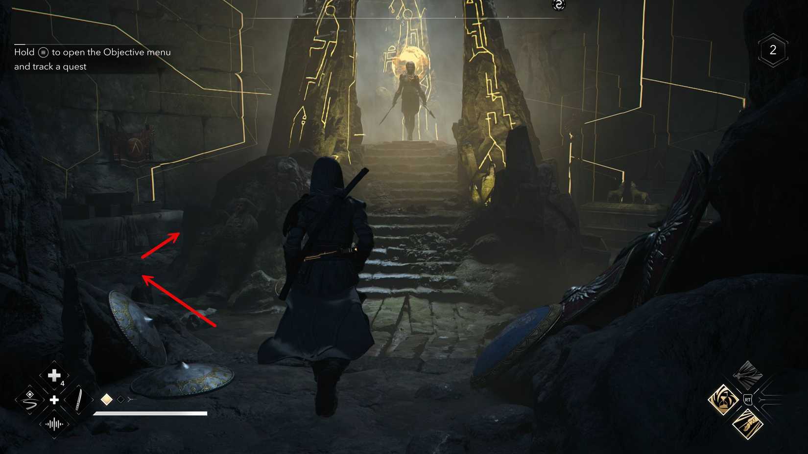 Assassin's Creed Shadows Blade of Yumminess Scabbard Glyph Cave