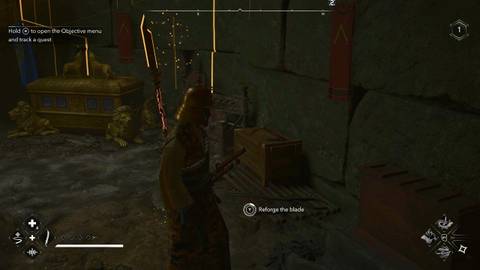 Assassin's Creed Shadows Crafting Blade of Yumminess Glyph Door Cavern