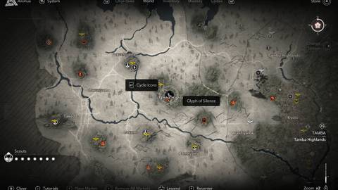 Assassin's Creed Shadows Strange Door Glyph of Silence Location
