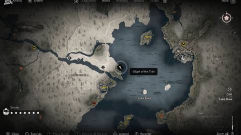 Assassin's Creed Shadows Strange Door Glyph of the Tide Location