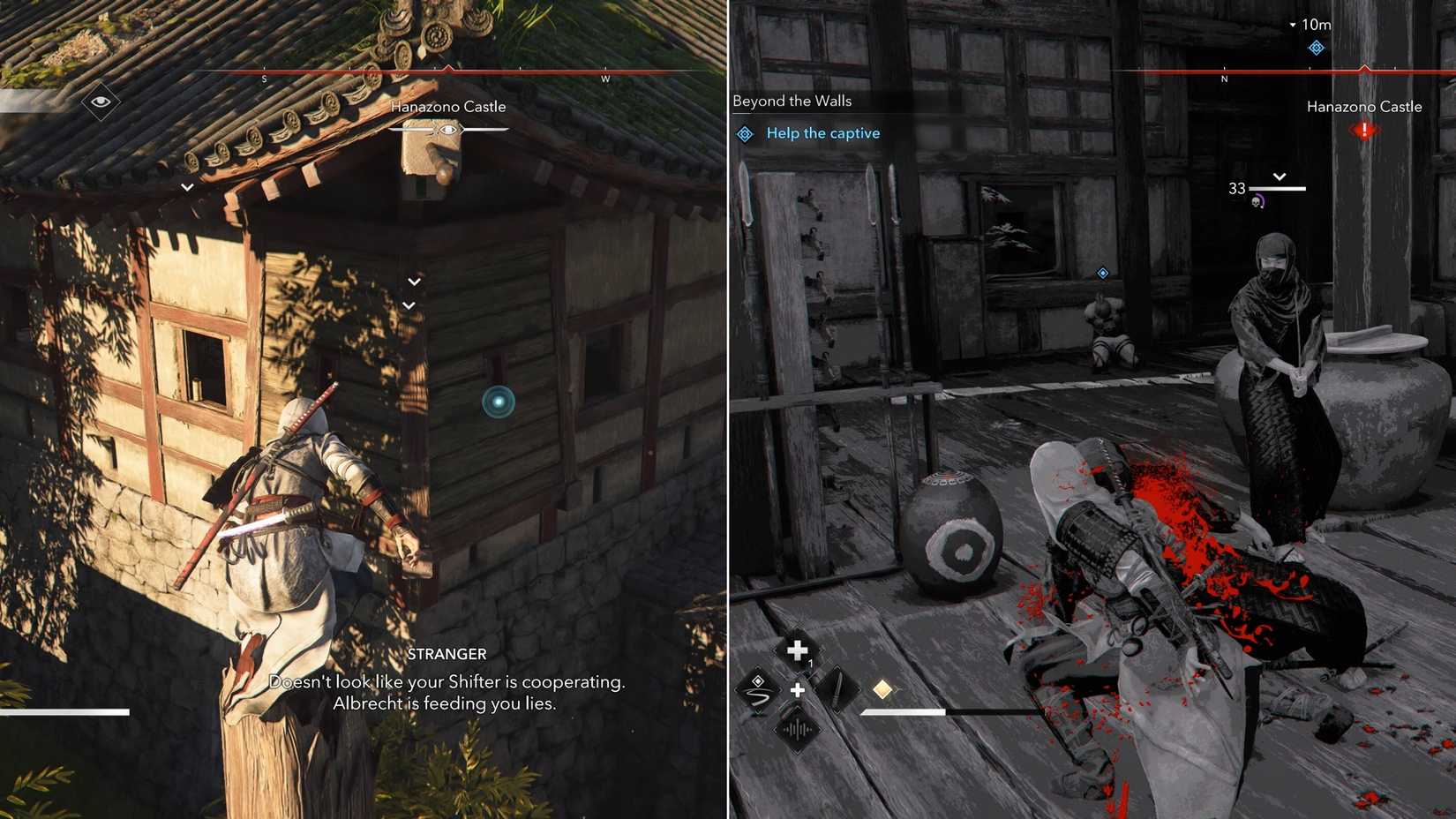 Assassins Creed Shadows X AOT Quest Help the Captive