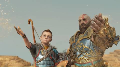 Atreus and Kratos in God of War (2018)