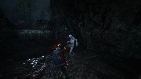 Attacking an enemy as Antea in Banishers Ghosts of New Eden