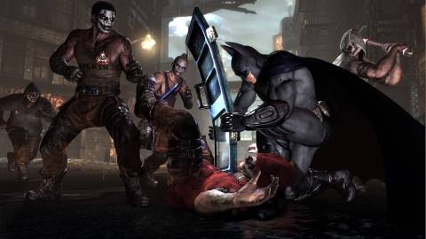 Attacking enemies in Batman Arkham City