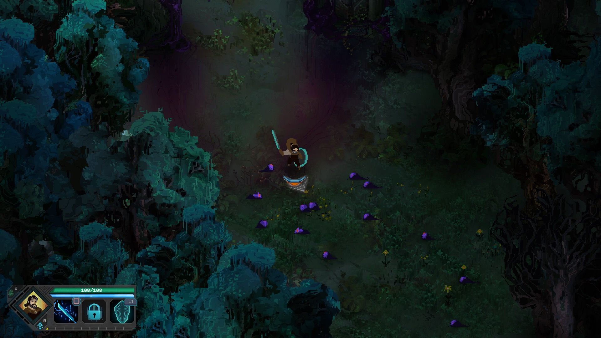 Attacking enemies in Children of Morta
