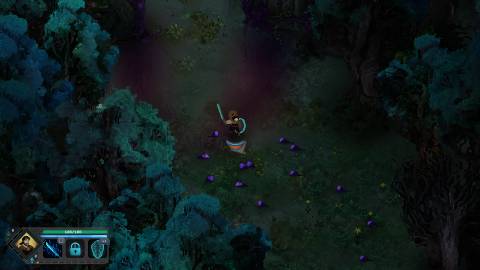 Attacking enemies in Children of Morta