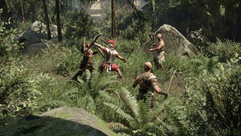 Attacking enemies in Ryse Son of Rome