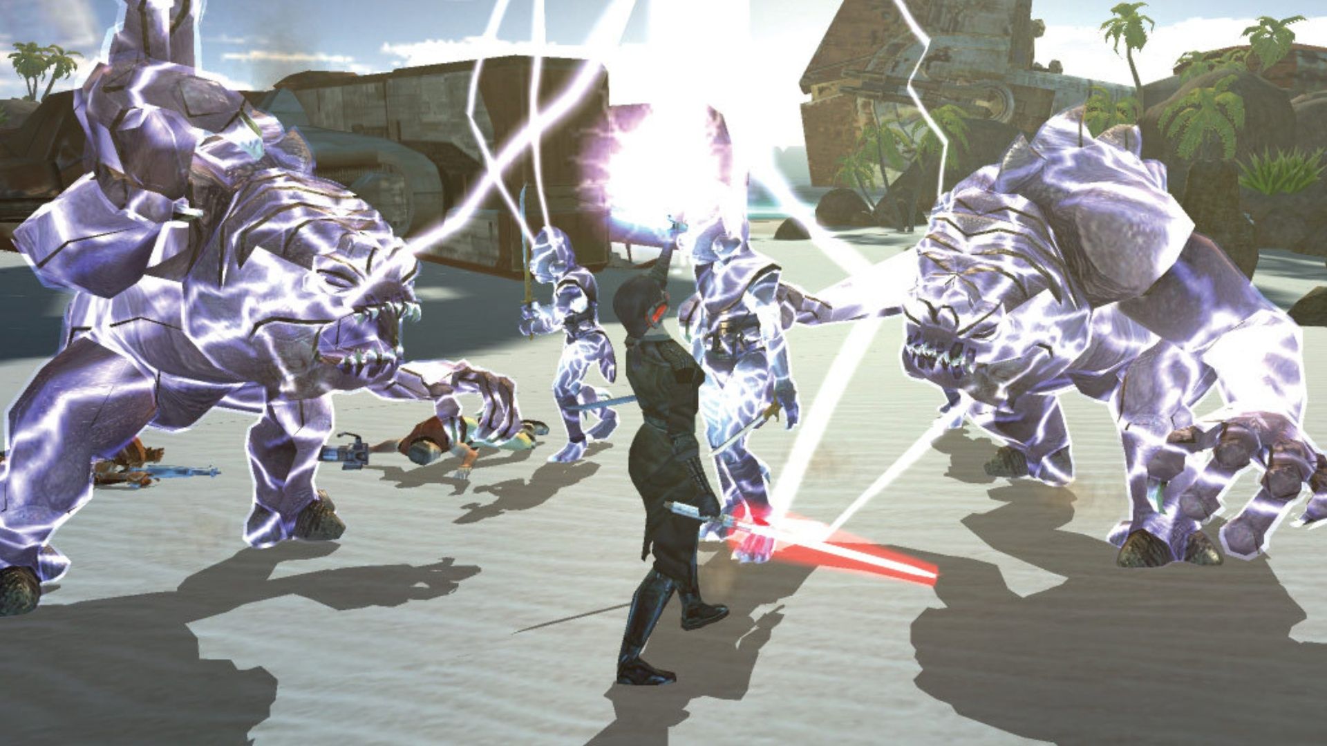 Attacking enemies in Star Wars Knights Of The Old Republic