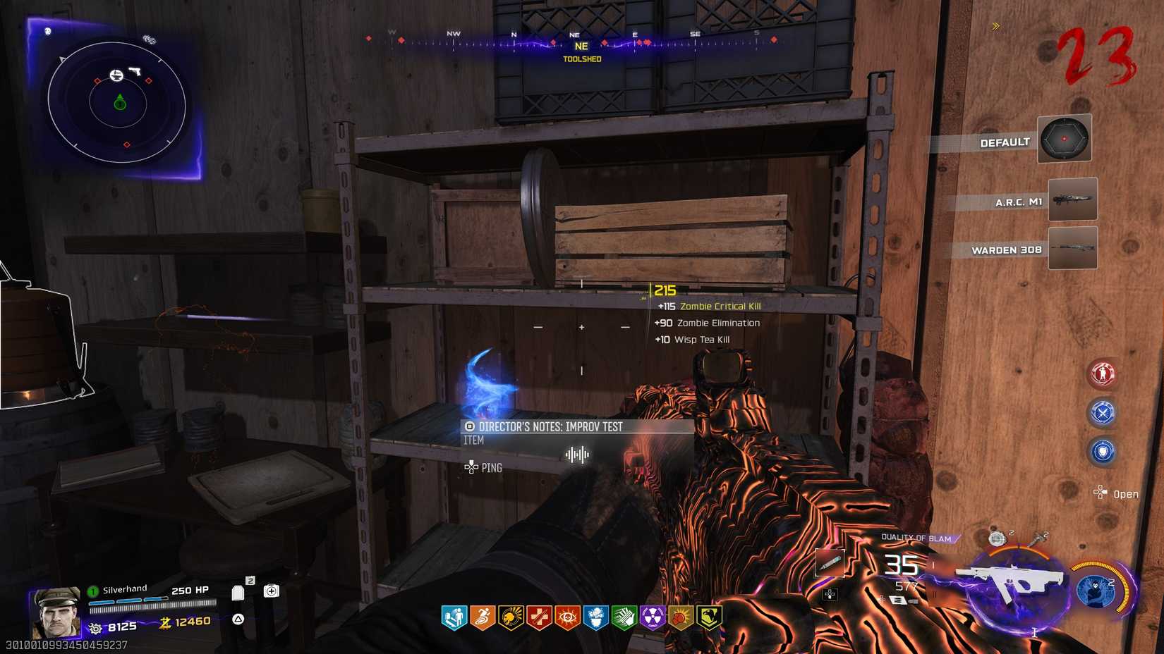 Audio Log #14 – Director's Notes Improv Test