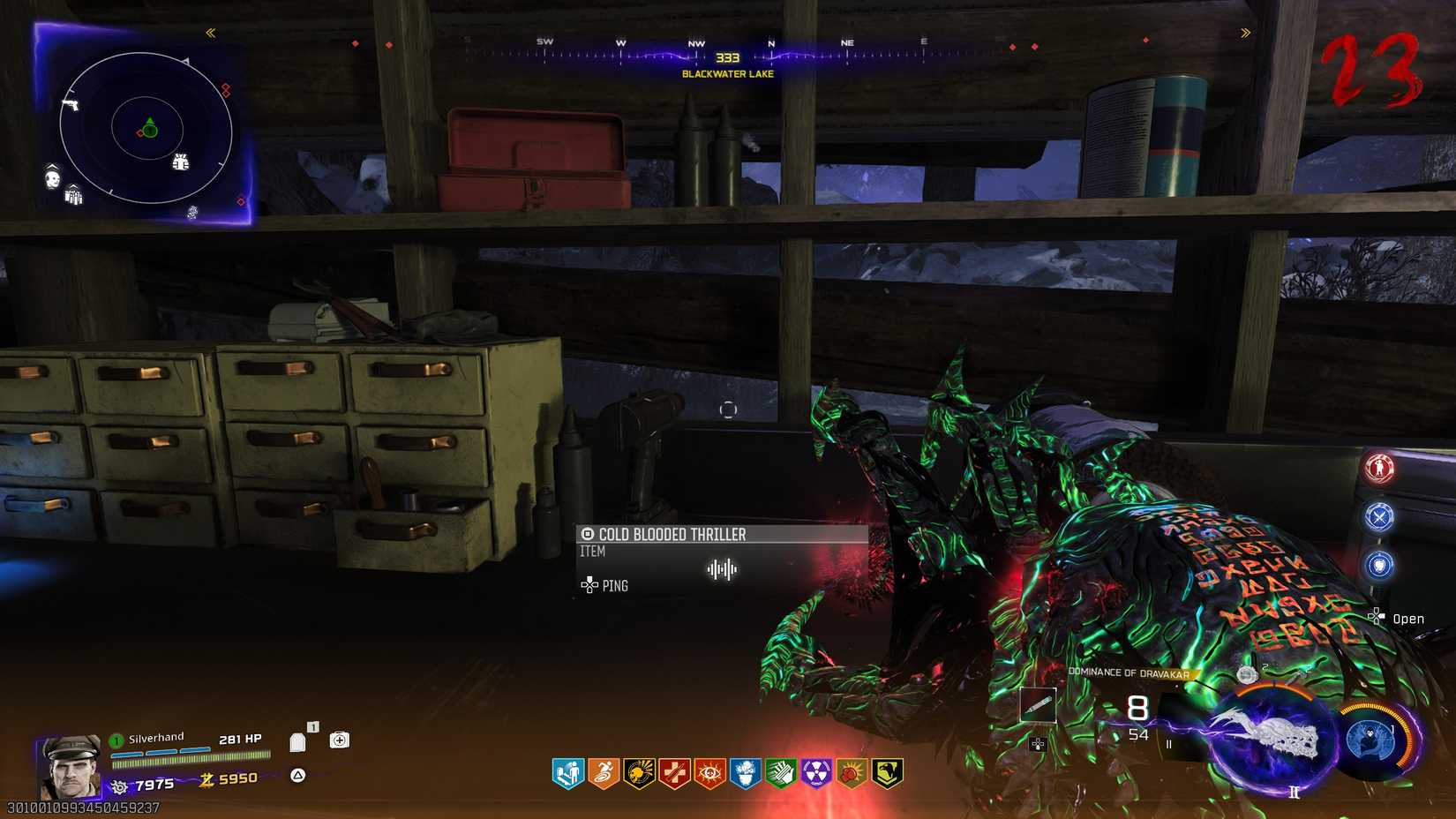 Audio Log #9 – Cold Blooded Thriller