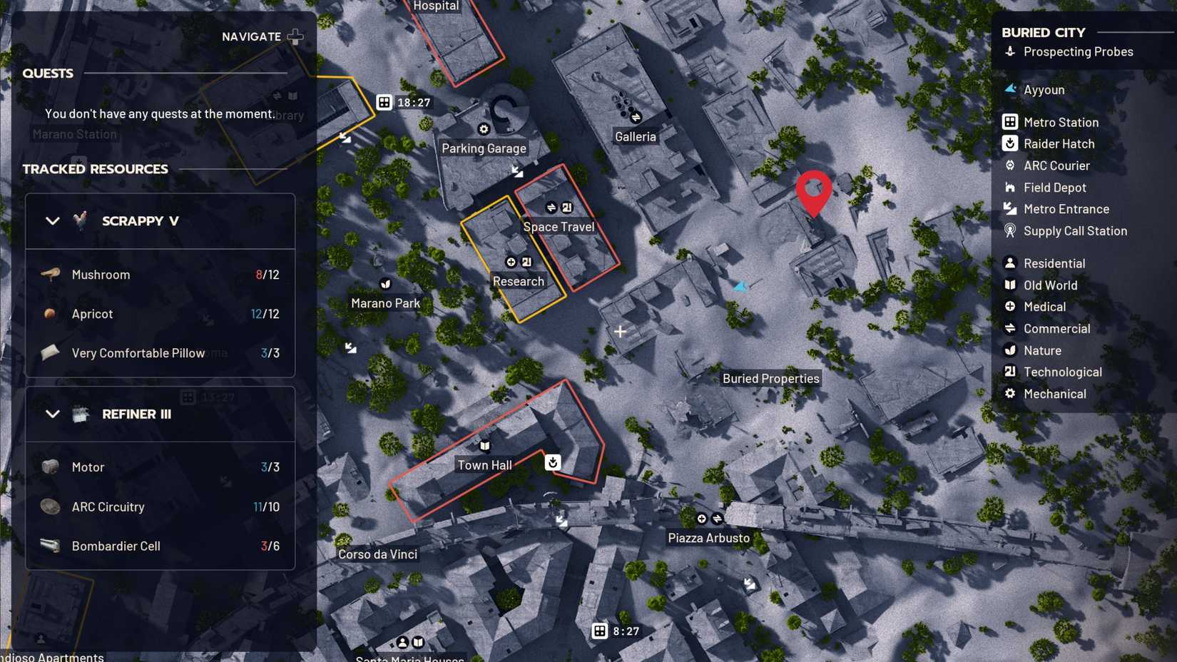 De volta ao topo - Missão ARC Raiders - Mural - Construção - Cidade Enterrada