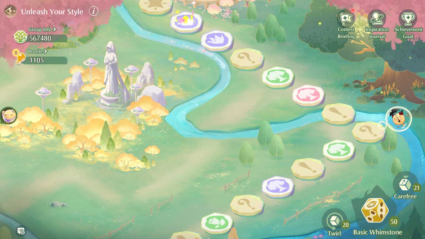 Bathed In Crimson Moon Gifty location in infinity nikki