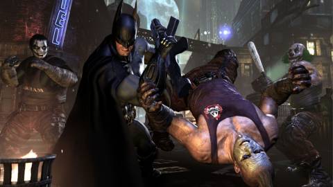 Batman fighting some goons - Batman Arkham City - Game of the Year Edition
