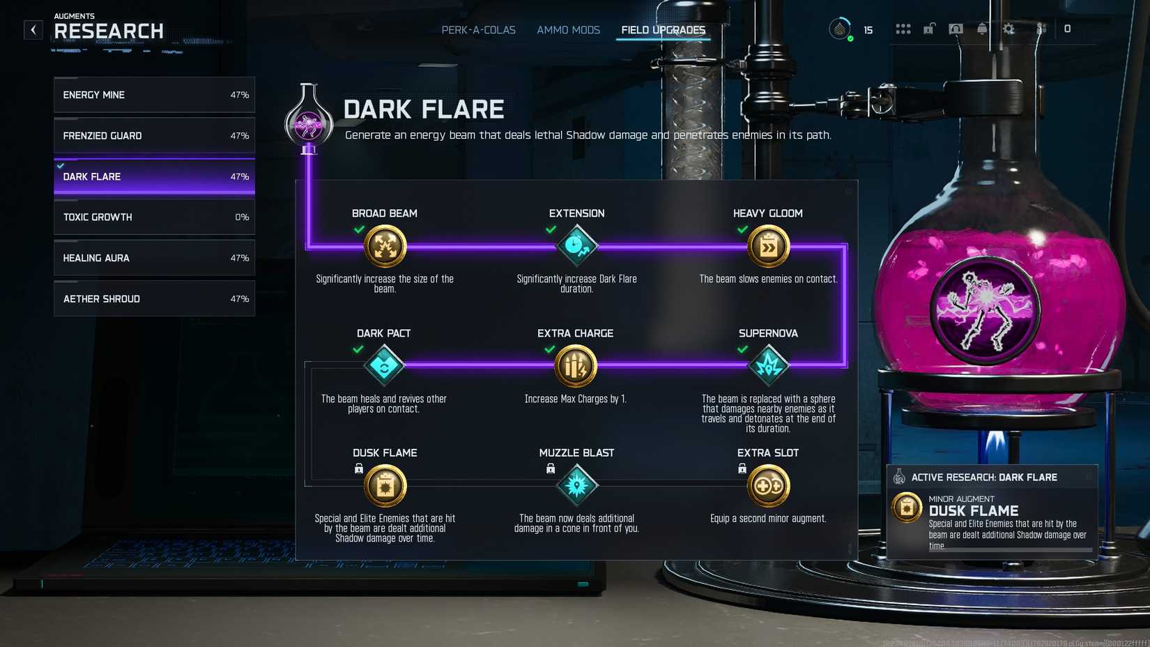 Best Augments for Dark Flare in Black Ops 7