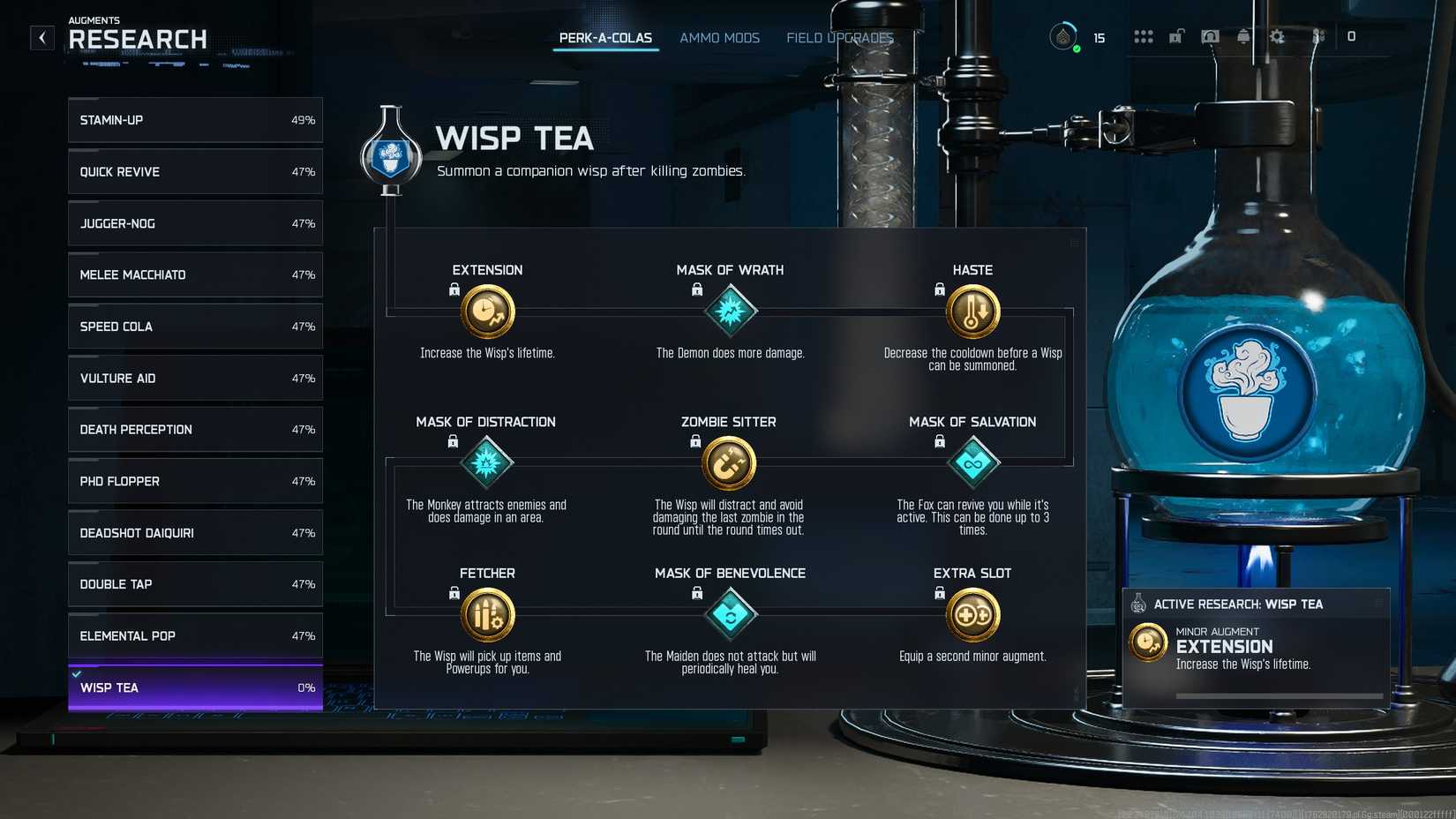 Best Augments for Wisp Tea in Black Ops 7