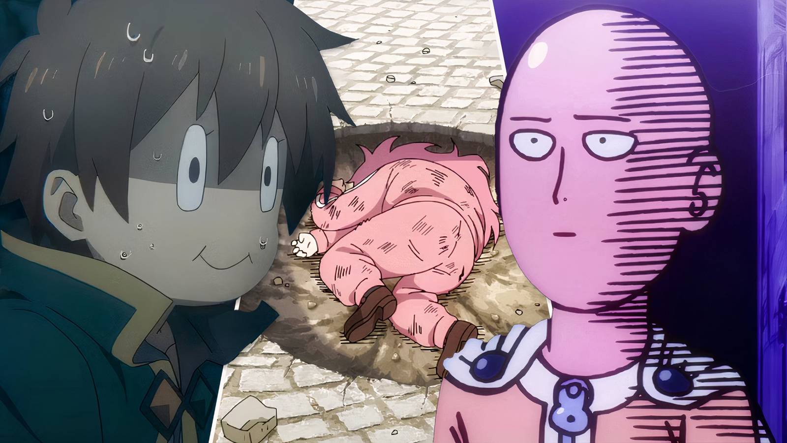 best comedy anime ever funniest series one punch man konosuba and bocchi the rock