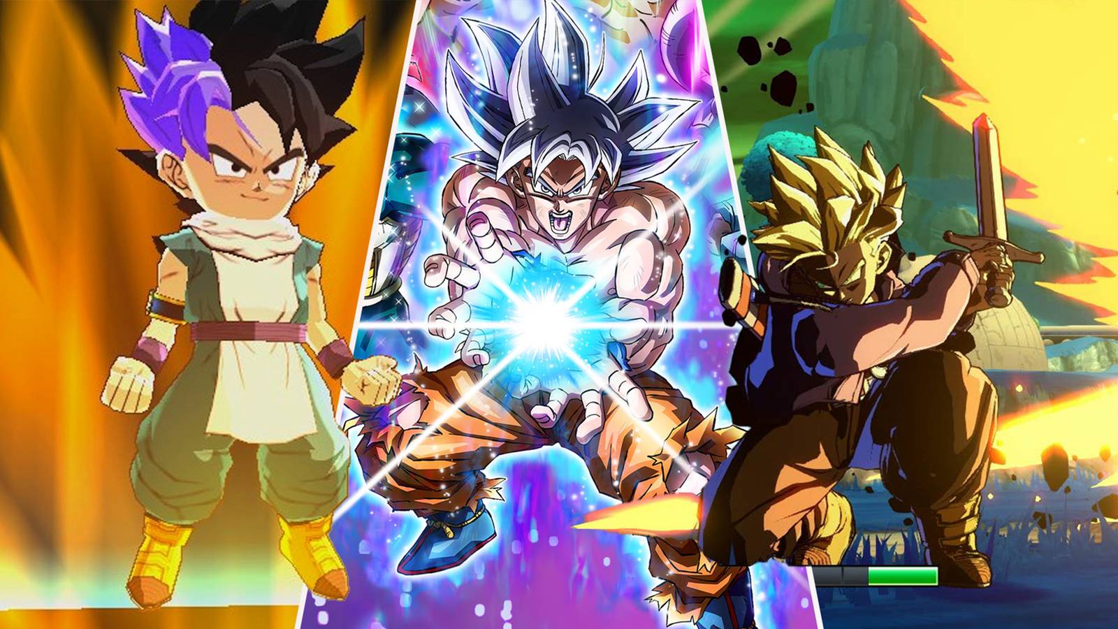 best dragon ball games fighterz, dbz, sparking zero, fusion