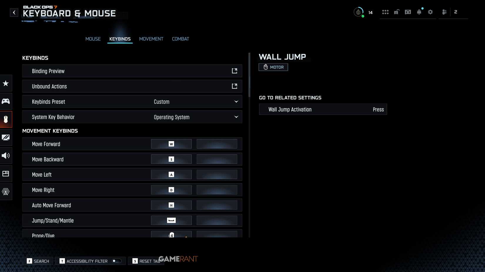 Melhores configurações de atalhos de teclado em Black Ops 7
