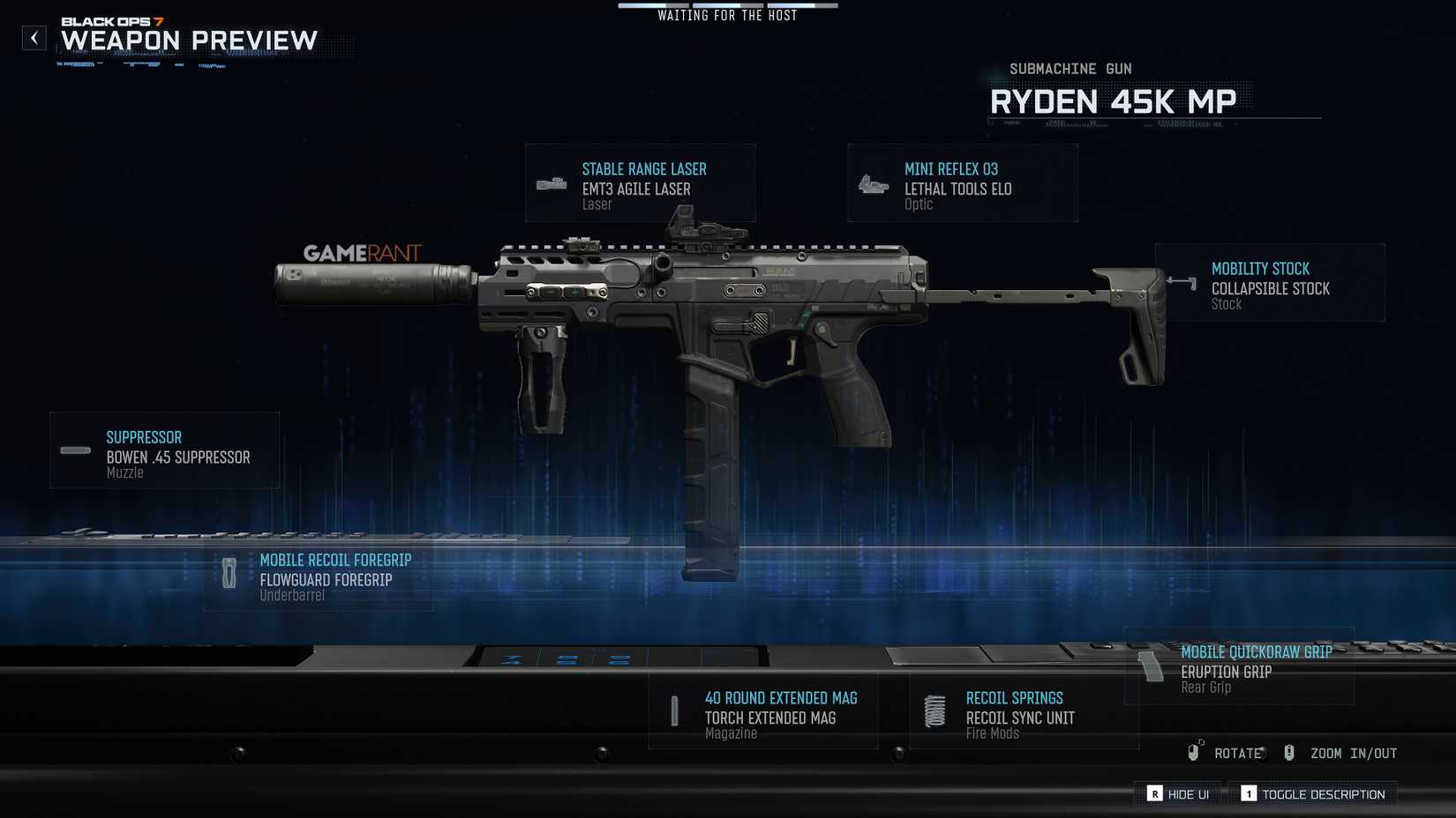 Best Ryden 45K Loadout in Black Ops 7
