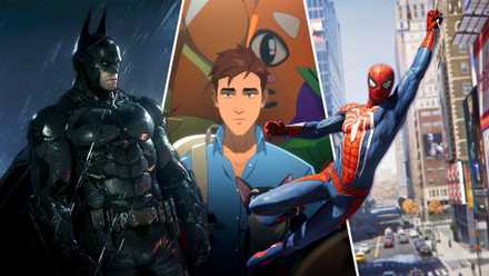 bästa superhjältespel batman arkham dispatch marvel's spiderman