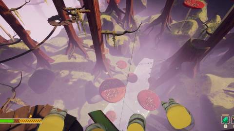 Big Red Mushrooms in PEAK