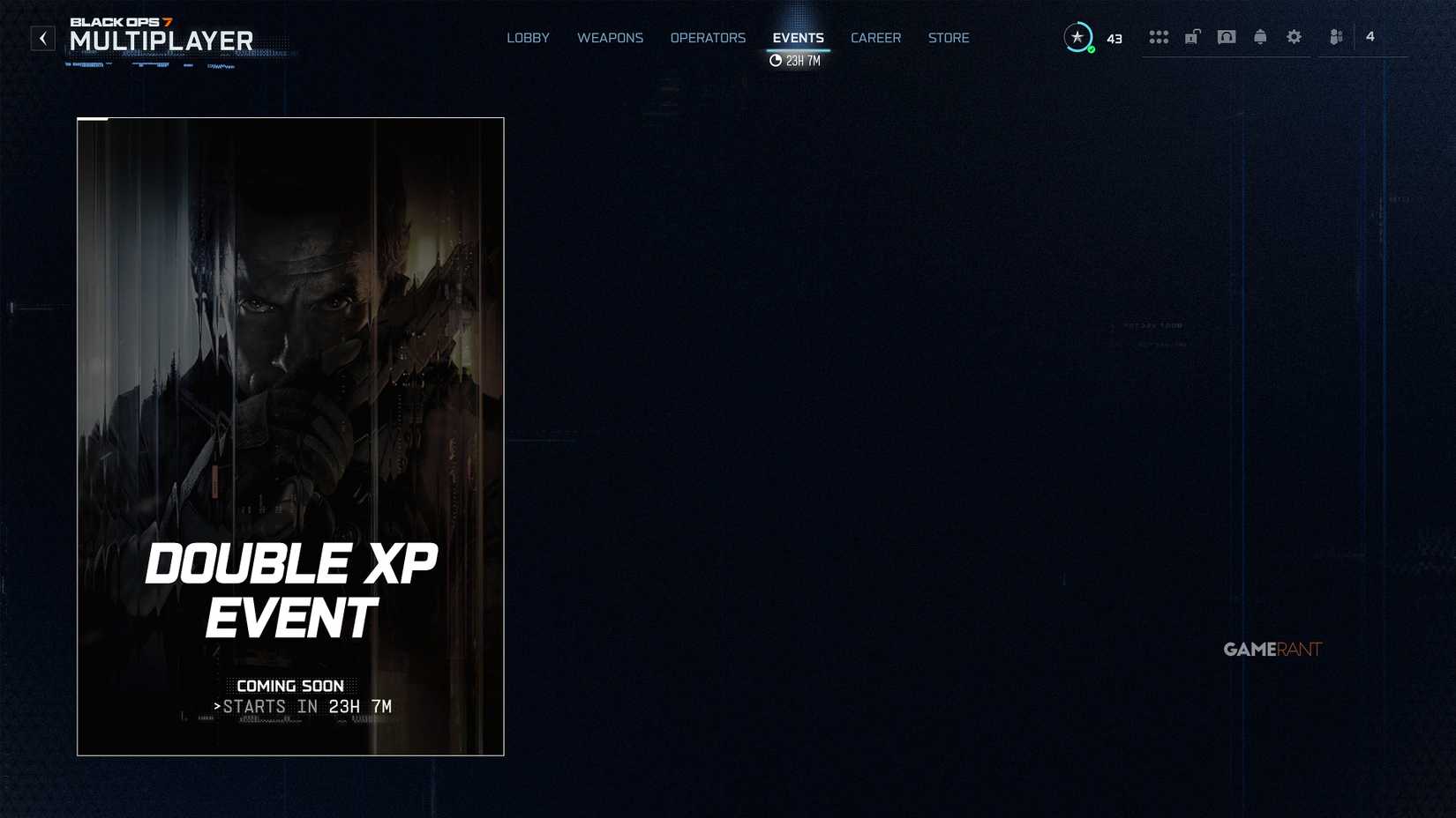 Black Ops 7's First Double XP Weekend Event