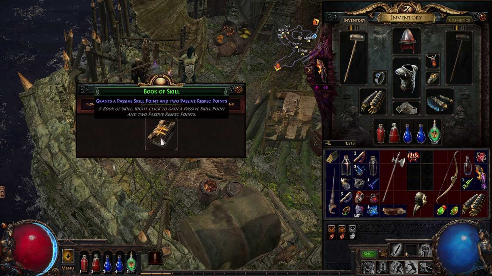 book of skill through sacred ground path of exile