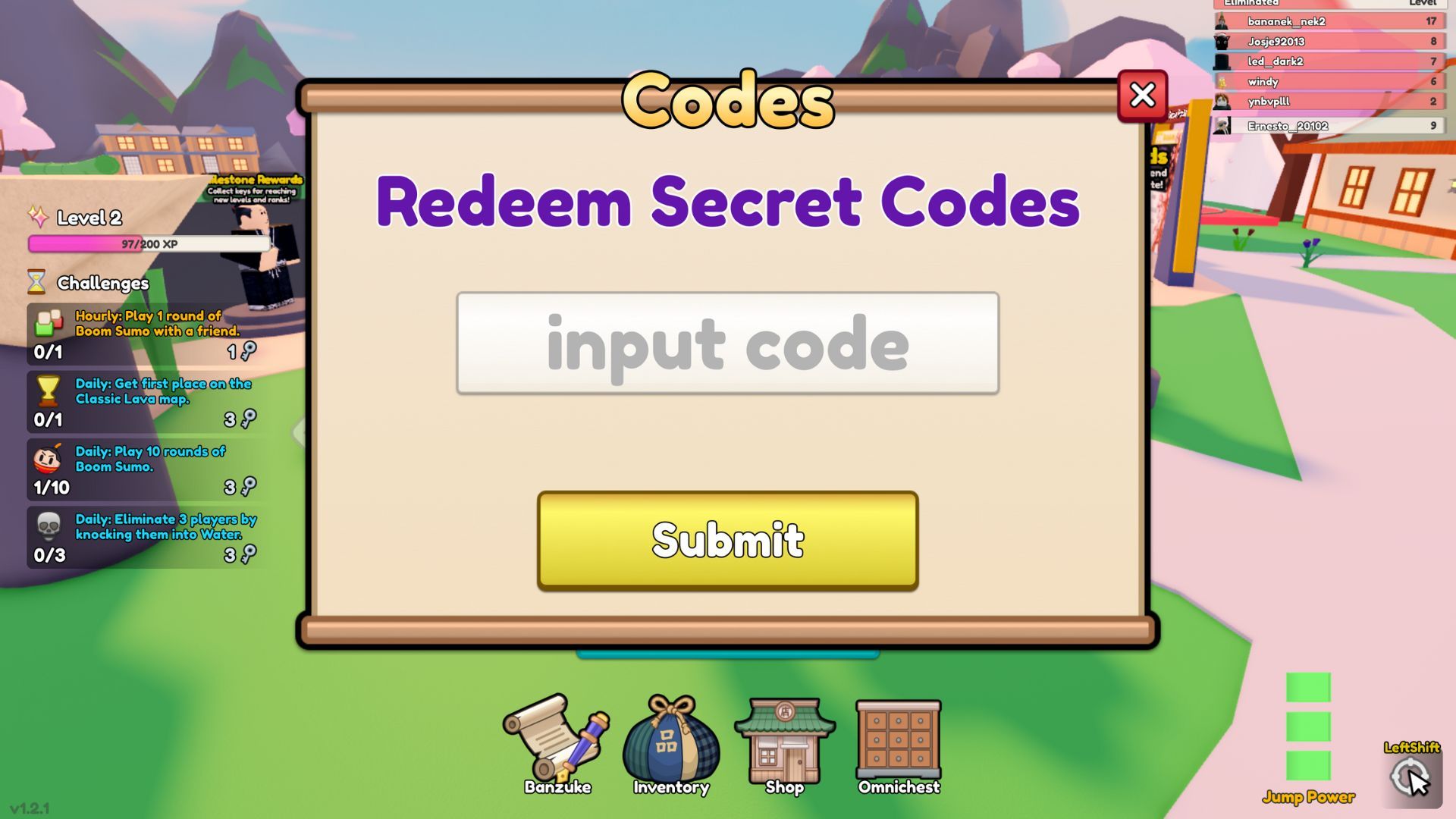 Roblox Boom Sumo Codes