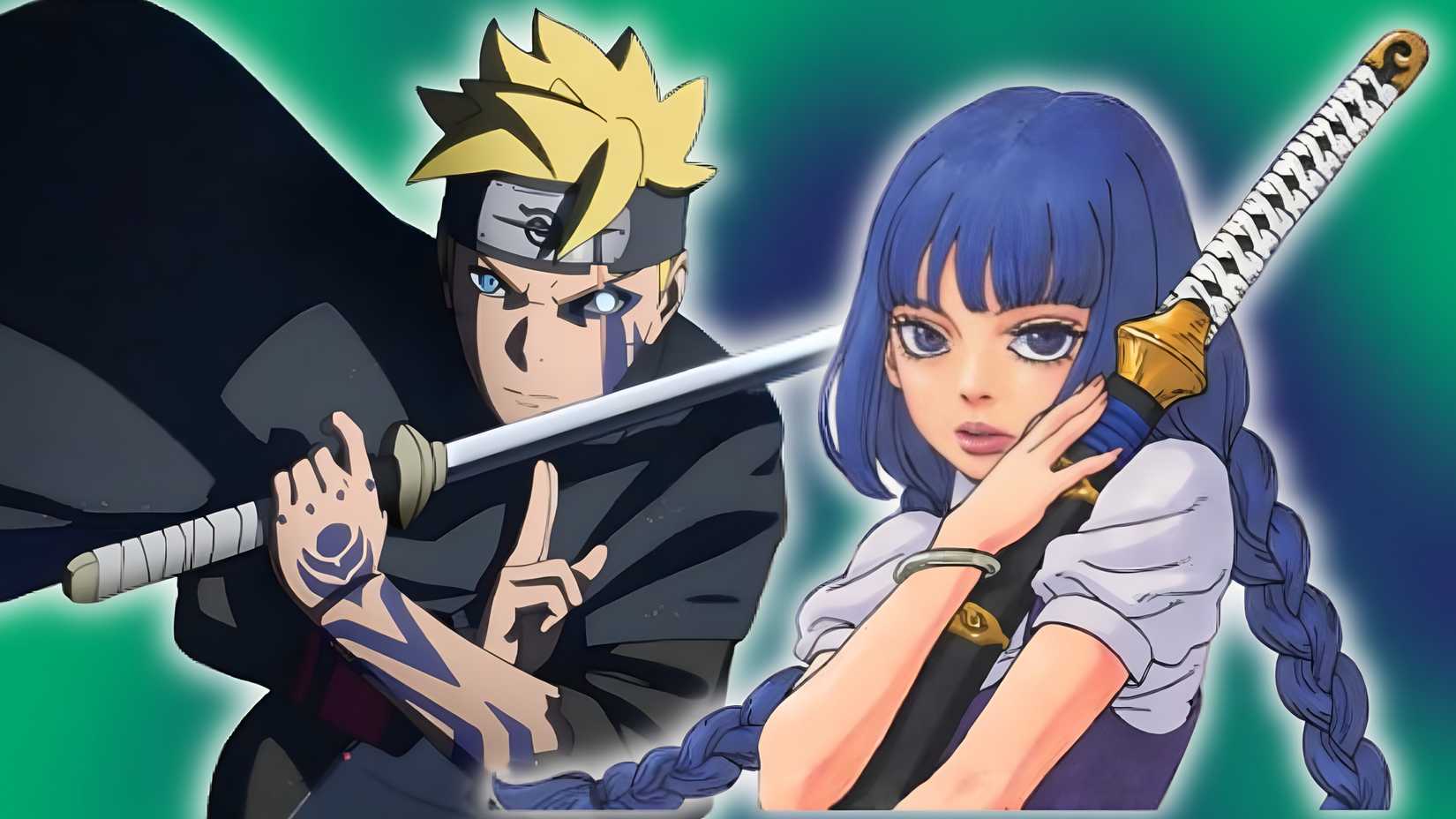 Boruto menggunakan Uchiha Style Blade Technique: Hagoromo