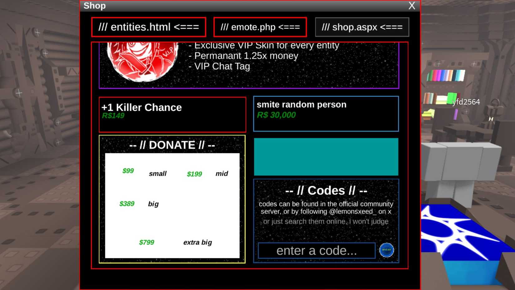 Break in and Steal Thingz Codes for Roblox