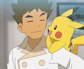 Brock dan Pikachu di Pokemon (Anime)