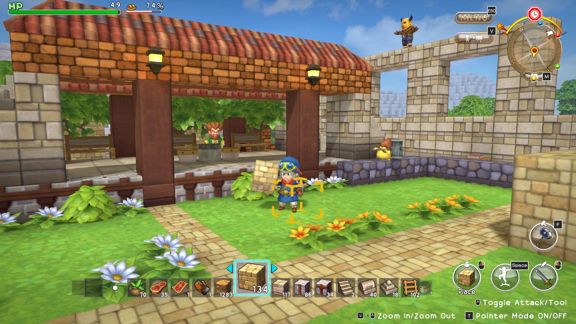 Building in Dragon Quest Builders (2016)
