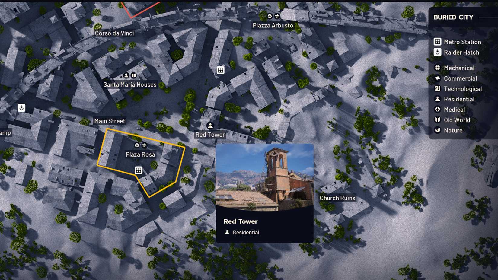 Buried City Red Tower in ARC Raiders