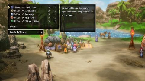 Buying a Loyalty Card in Dragon Quest 2 Remake