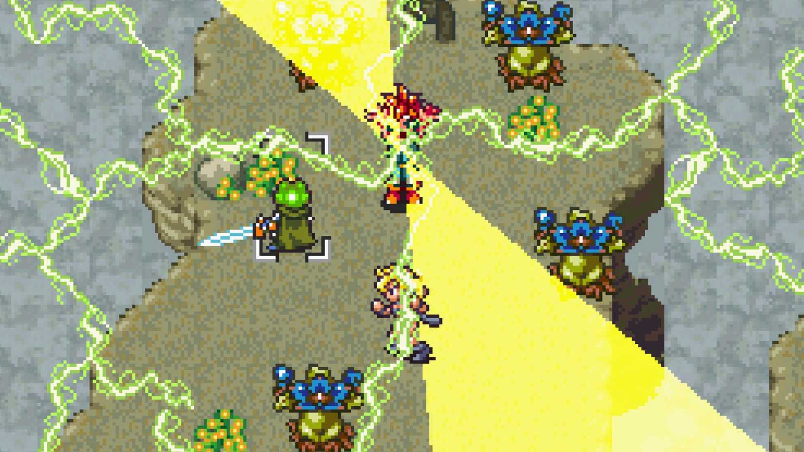 Casting magic in battle in Chrono Trigger